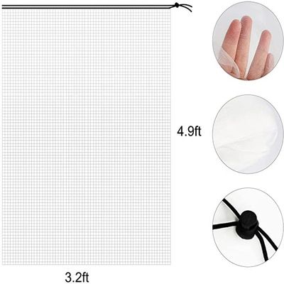 투명한 HDPE UV 플라스틱  Mesh 온실 곤충망 그림자  선박 격리망 효과적 해충 관리