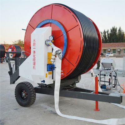 금속 농장 관개 시스템 75cm 지름 및 금속 구조의 Hose Reel Sprinkler