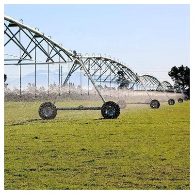 측면 이동 스프링클러 기계 지속가능 농업 4000KG 부하 용량으로 변환 스프링클러 관개 라인