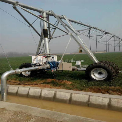 원격 모니터링 3800 KG 자동 측면 선형 이동 농장 관개 시스템 정원