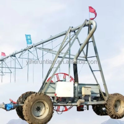 3800 KG 자동 측면 선형 이동 정원 관개 시스템 두 바퀴 또는 네 바퀴와 함께 궁극적인 정원 업그레이드