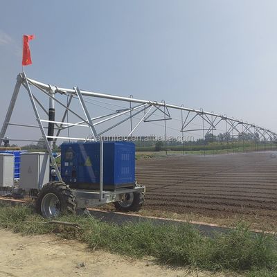 3800 KG 자동 측면 선형 이동 정원 관개 시스템 두 바퀴 또는 네 바퀴와 함께 궁극적인 정원 업그레이드