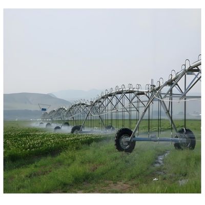 물 절약 농업 이동식 롤링 IoT 엔진 모터 기어 코어 선형 이동 센터 회전 측면 관개 시스템