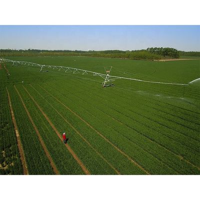 대형 농장 농업 고정 측면 이동 센터 2000 KG 용량 및 빅 엔드 총과 함께 회전 관개 시스템