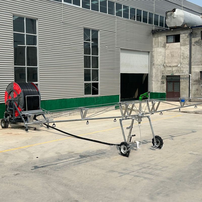 120 KG 금속 스프링클러 관개 시스템 센터 피보트 농장 Hose Reels B2B 솔루션
