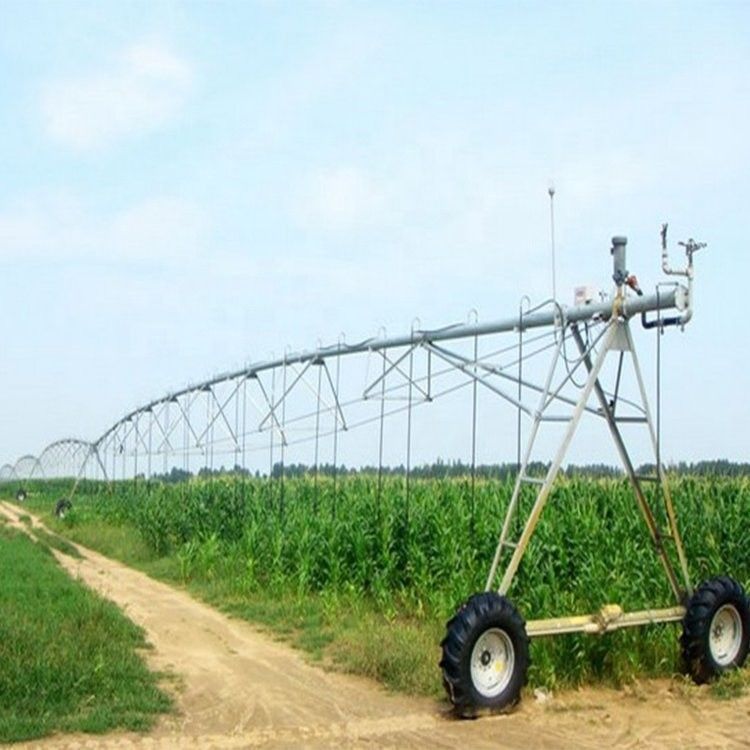 2023 측면 이동 관개 고직성 3800 KG 자동 엔진을 위한 중앙 회전 관개 시스템