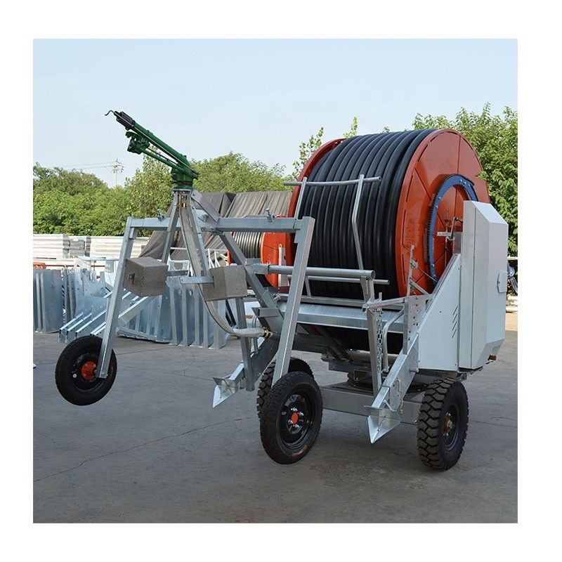 금속 농장 관개 시스템 75cm 지름 및 금속 구조의 Hose Reel Sprinkler